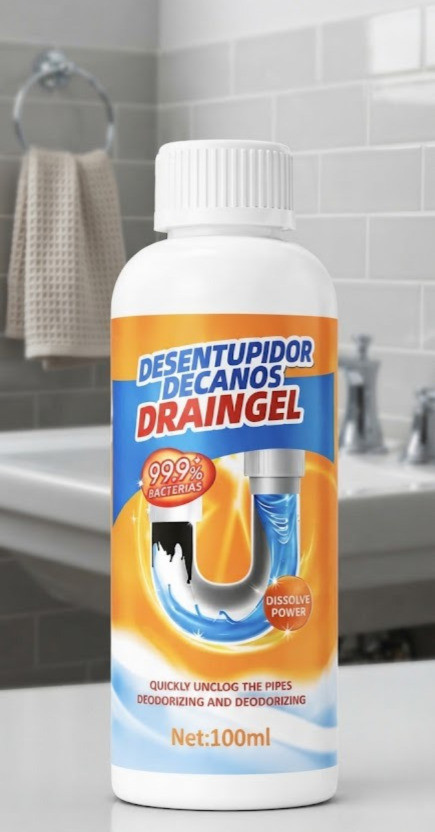 KYACE Powerful Drain & Sink Cleaner Liquid for Kitchen & Bathroom Drains Gel Drain Opener(100 ml)