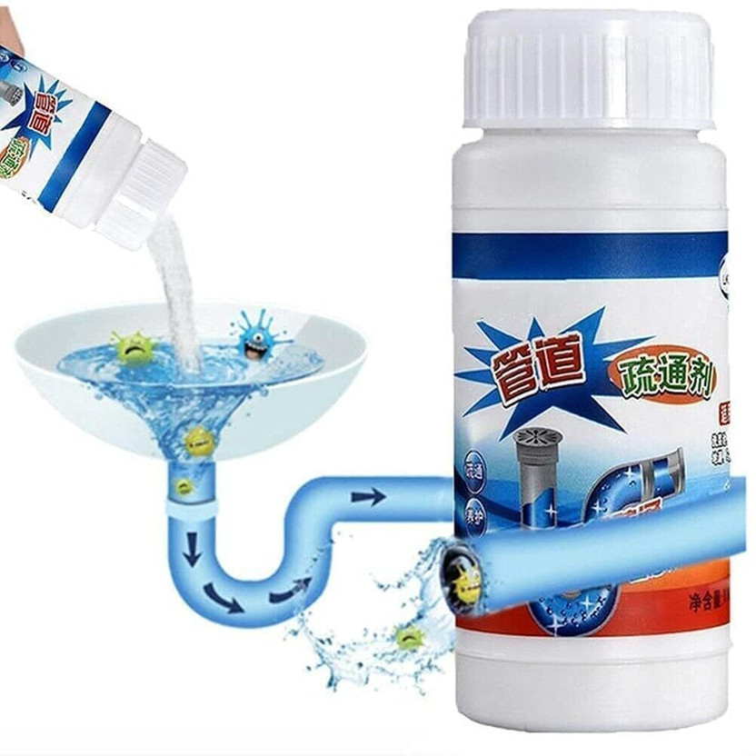 AONST (pack of 1) Powerful Drain Pipe Cleaning Powder Drain Opener(100 g)