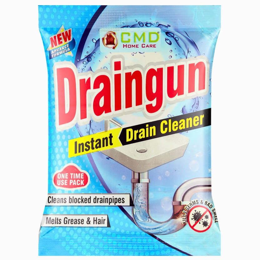 CMD Draingun instant DrainCleaner &Drainage Block Remover,Washbasin,Pipe,SinkCleaner Powder Drain Opener(50 g)