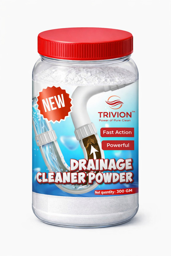 TRIVION TRIVION Drainage Cleaner Powder 300g Fast Action Pipe Cleaner Powder Drain Opener(300 g) - Flipkart Deal