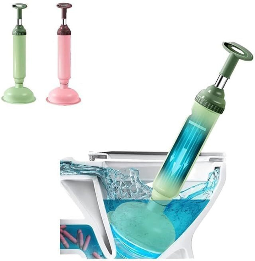 ATOOZED High Pressure Air Power Toilet Plunger | Drain Pipe Clog Remover for Bathroom Toilet Plunger