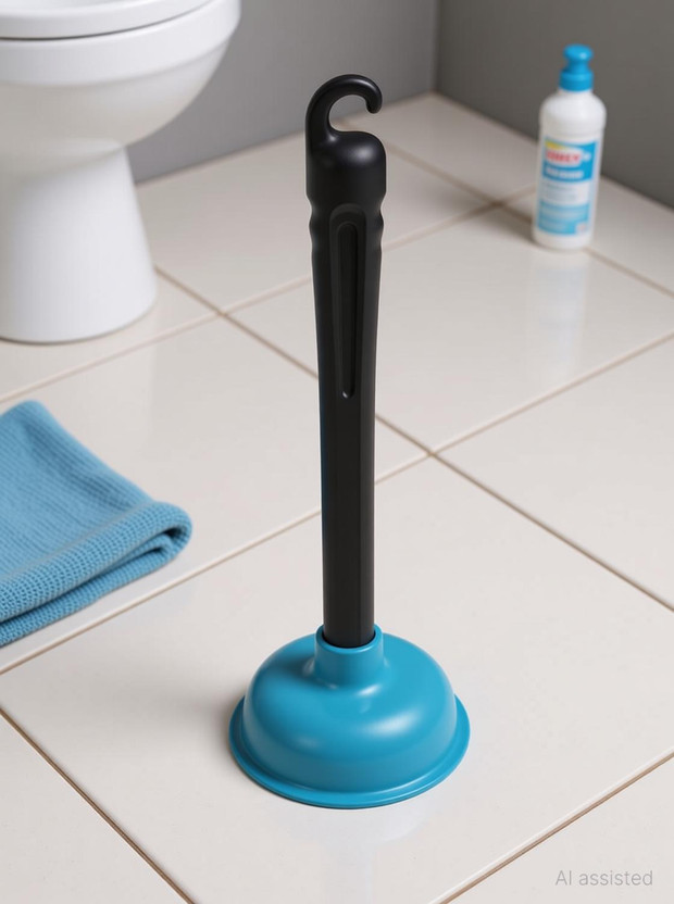 LIVLY Heavy-Duty Toilet Plunger for Toilet Bowls and Sinks Unblocker in Homes(1 PCS) Toilet Plunger