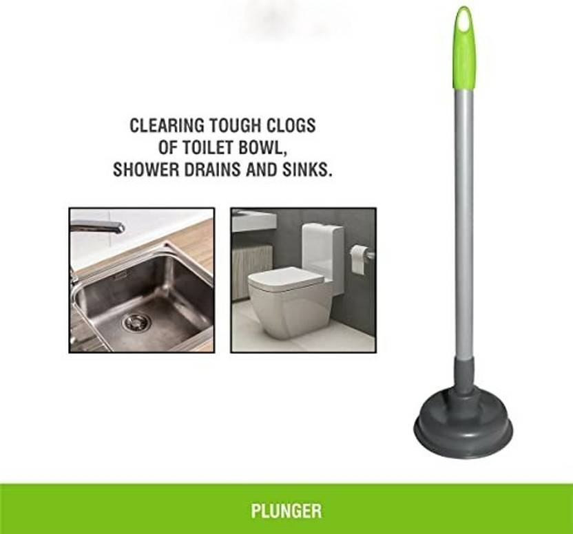 Retail basket Heavy Duty Toilet Plunger Clogged, Unclog Sink Flange for Bathrooms, Kitchens Multi-purpose Plunger