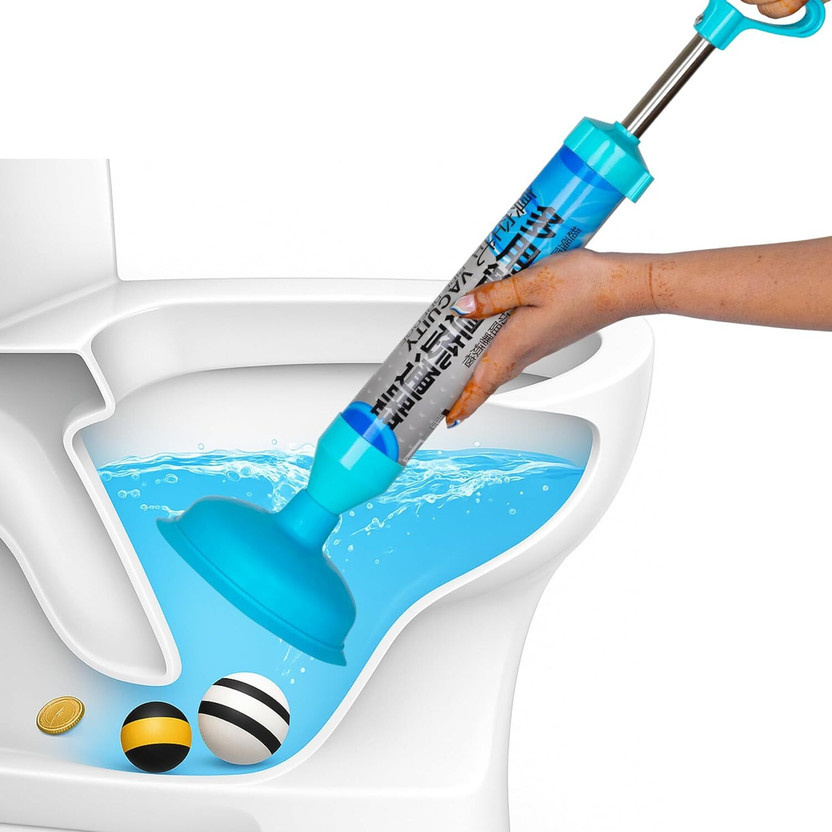 AASTIK SALES High Pressure Powerful Toilet Plunger Pump Bathroom Kitchen Toilet Shower Multi-purpose Plunger