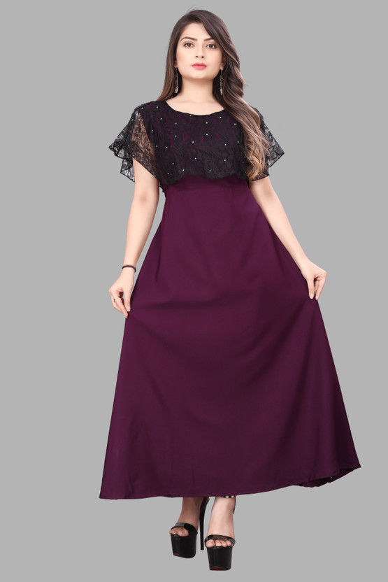 flipkart fit and flare dress