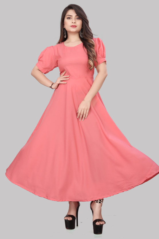 flipkart fit and flare dress