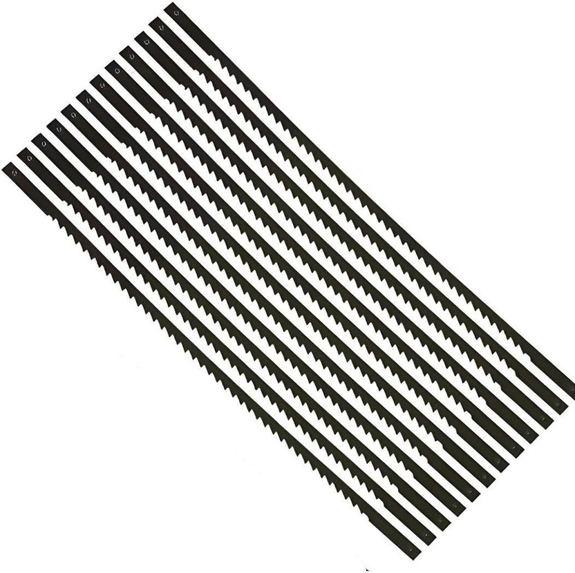 SEED VANAM 12 Pcs Scroll Saw Blades Set for Wood Cutting | Fine Tooth Replacement Blades DIY Scroll Saw Blades