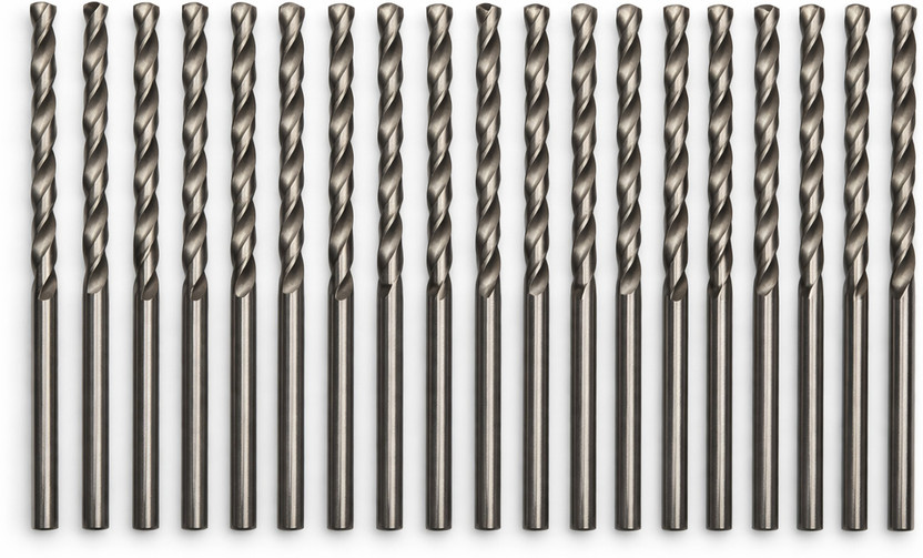 AASINN DRL00924 2.5mm HSS Twist Drill Bits (20 Pcs) – High-Speed Steel Jobber Drill Bit Set