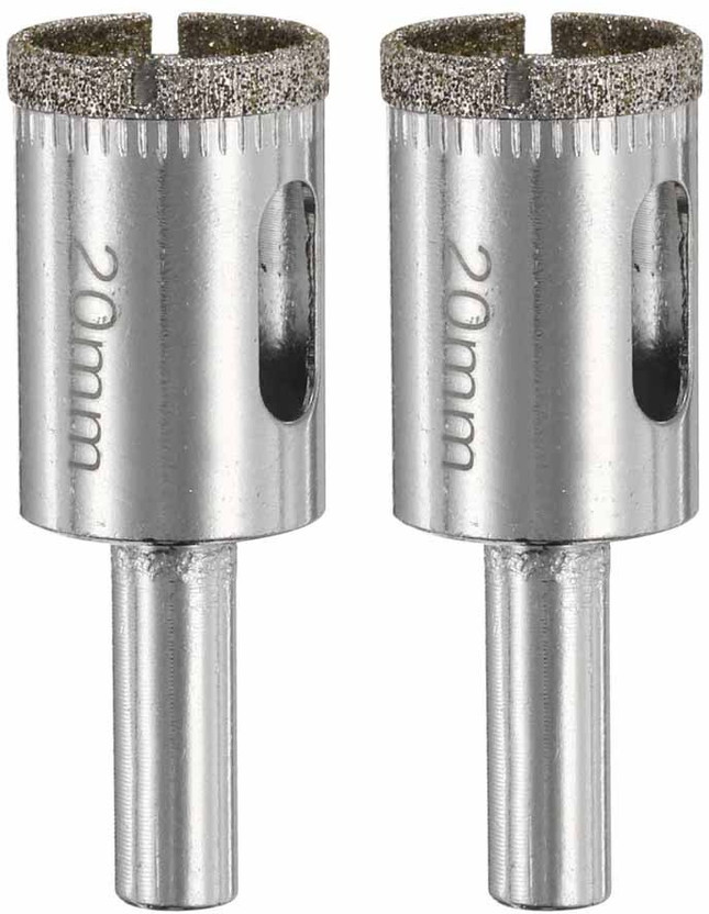 apex ecomm 2pcs Diamond Drill Bit Hole Saw Core Cutting Drilling Tool