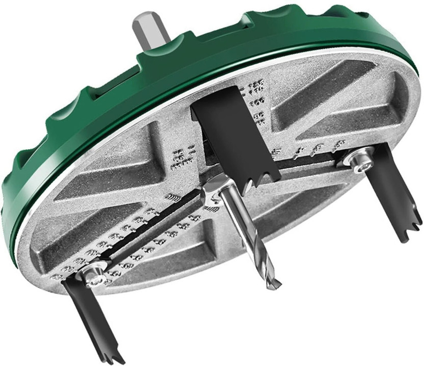 AASONS Self Adjusting Holesaw cutter 45-130mm Adjustable Diameter Punching Saw Tool For Drilling
