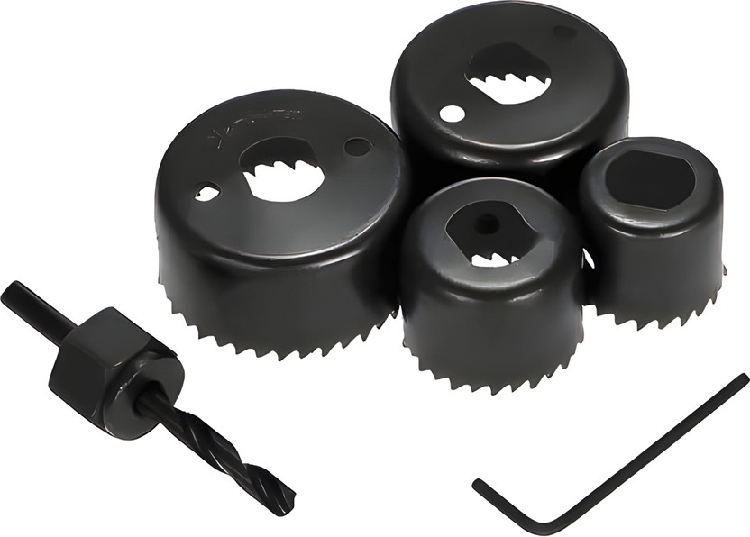 DeoDap Hole saw set 6 pc Premium Hole Saw Drill Bit Set 32-54mm | Heavy Duty Cutting Kit