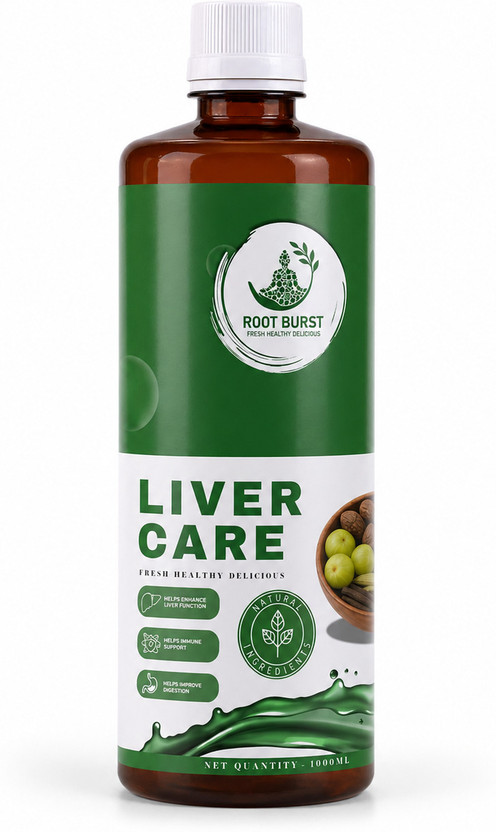 ROOT BURST Liver Care Herbal Health Tonic(1000 ml)