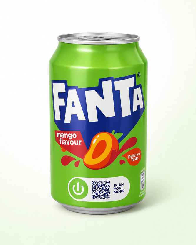 fanta Mango Flavour Limited Edition Soft Fizzy Drink Can(330 ml)