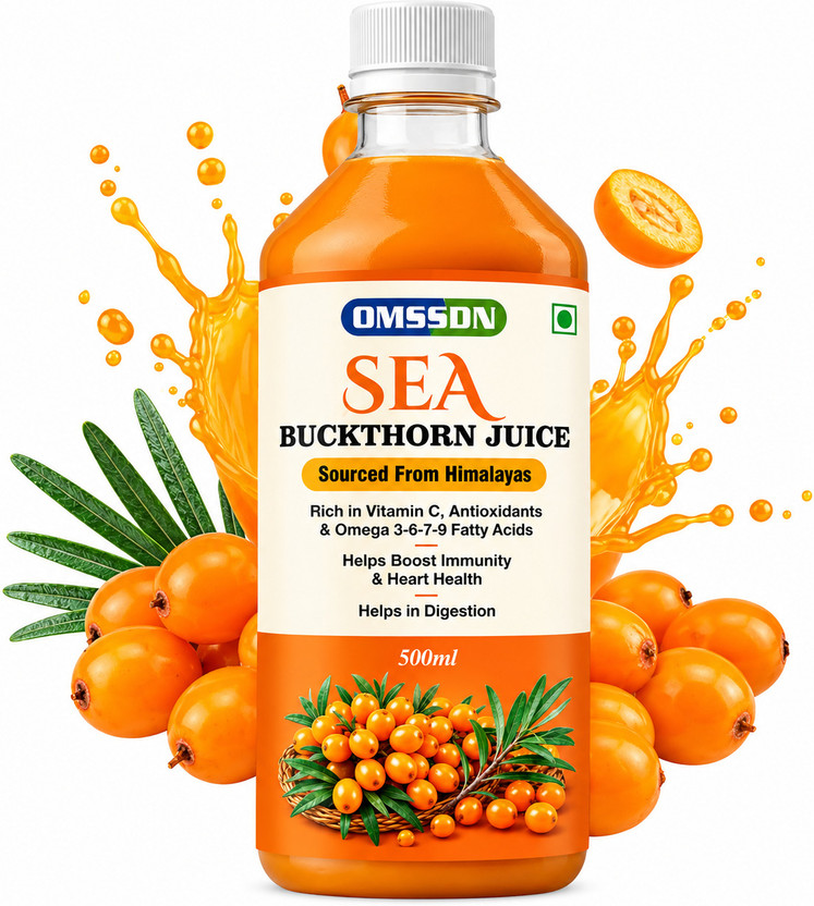 OMSSDN Himalayan Sea Buckthorn Drink Juice for Boost Immunity & Healthy Heart(500 ml)
