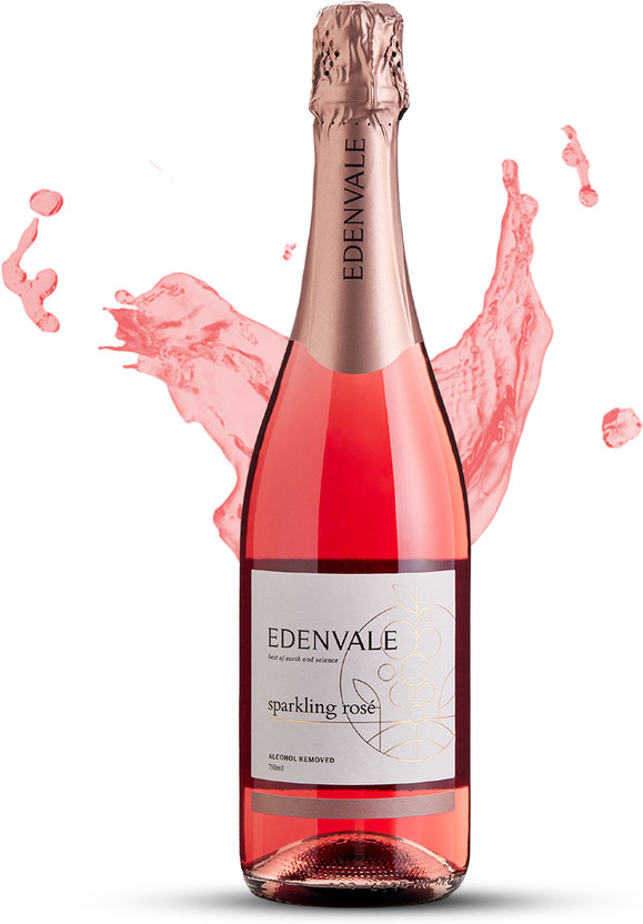 Edenvale Sparkling Rosé Non-Alcoholic Wine | Crisp & Refreshing | Elegant Rosé Aroma(750 ml)