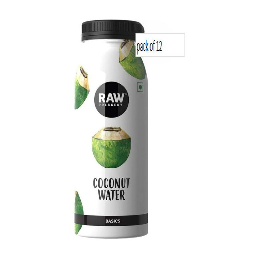 Raw Pressery Coconut Water (12 x 200ML) - No Added Sugar, Not from Concentrate(12 x 200 ml)