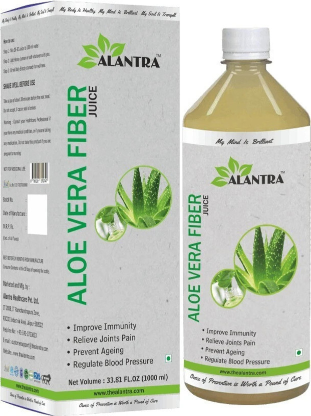ALANTRA ALANTRA Aloe Vera Juice with fiber(1000 ml) - Flipkart Deal
