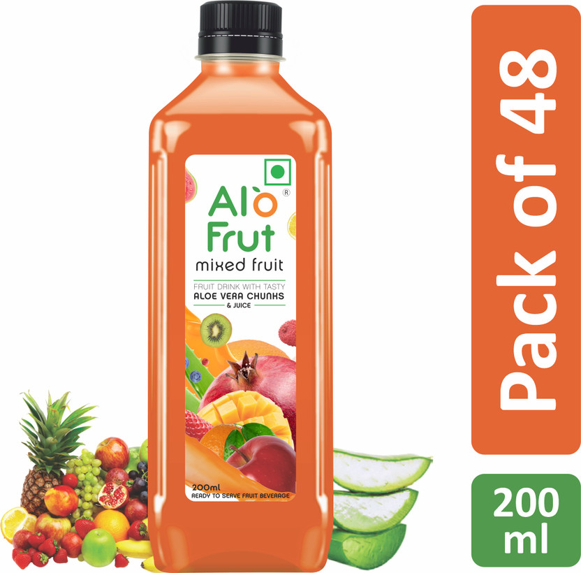 ALOFRUT Mixed Fruit Juice 200 ml | Ready to Serve Fruit Drink(48 x 200 ml)