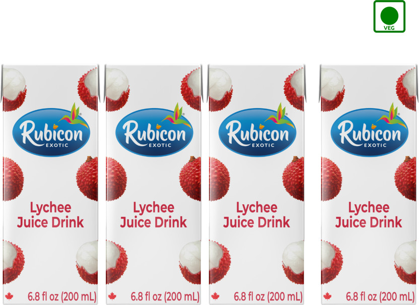 RUBICON RUBICON Exotic Lychee Juice Drink(4 x 200 ml) - Flipkart Deal