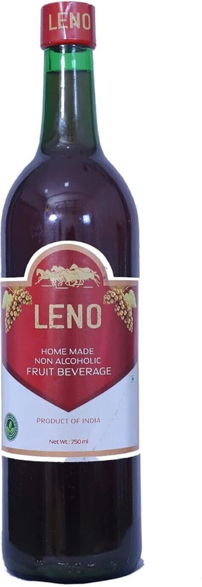 LENO Original Homemade, Non-Alcoholic Soft Red Wine Prepared With Grapes(750 ml)