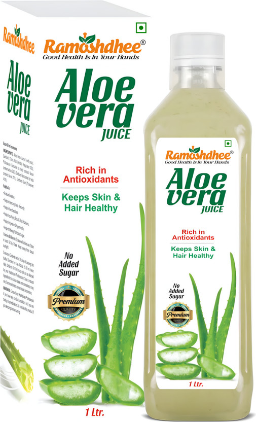 Ramoshdhee Ramoshdhee Aloe Vera juice with Pulp, Better digestion and Glowing Skin |(1000 ml) - Flipkart Deal