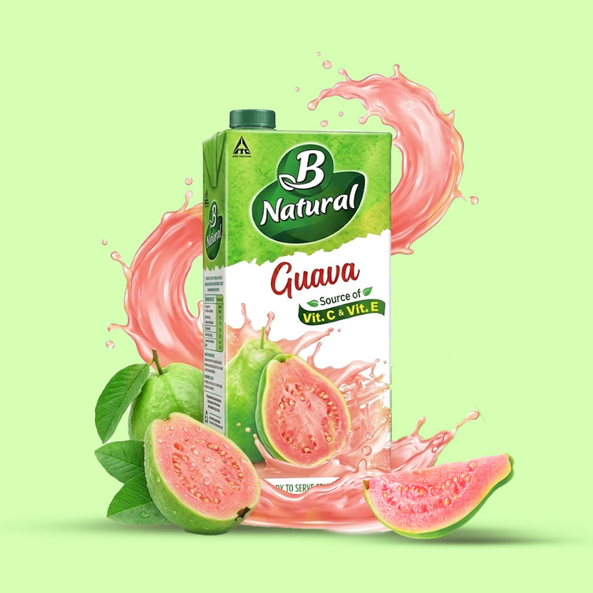 B Natural Guava Juice, Vit C & E(1 L)
