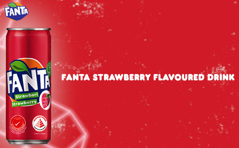 fanta Strawberry Soft Drink (IMPORTED FROM MALAYSIA)(320 ml)