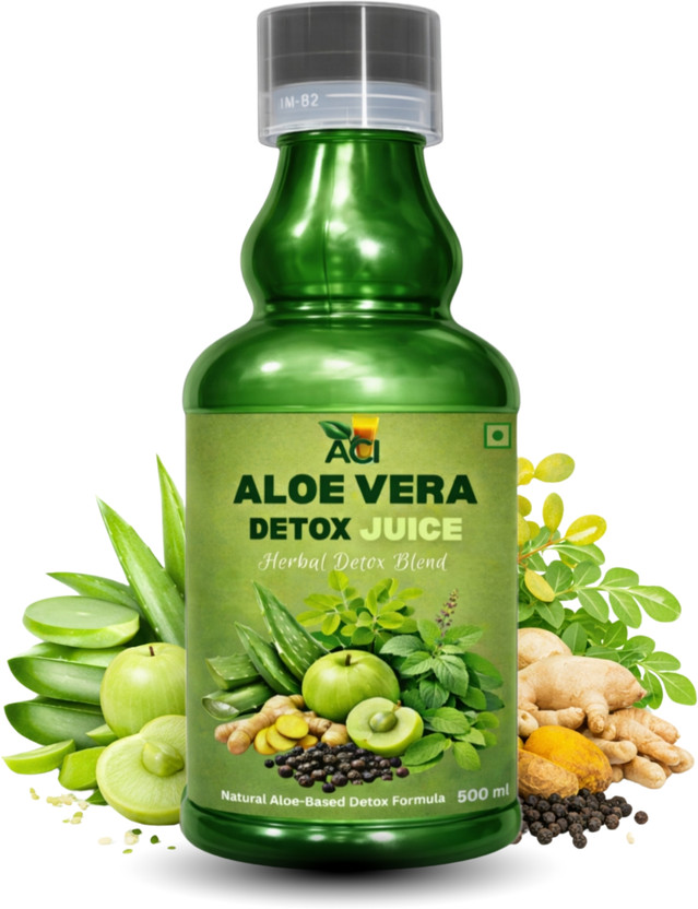 ACI ACI Agro Solution Aloe Vera Detox Juice | With Amla, Tulsi, Ginger , Senna |(500 ml) - Flipkart Deal