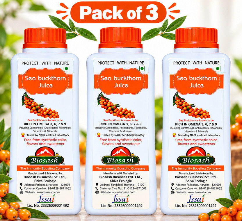 BIOSASH BIOSASH Natural Immunity Support(3 x 250 ml) - Flipkart Deal