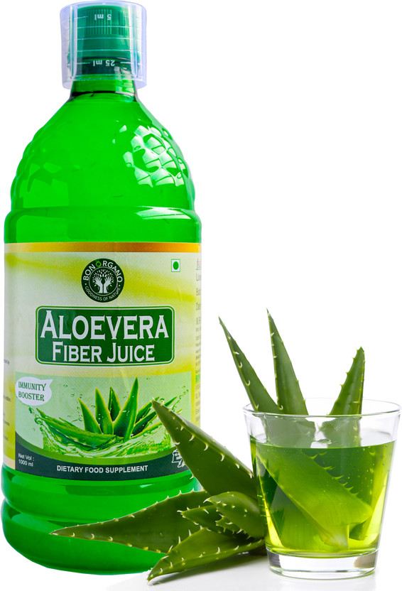 bon organo Aloe Vera Fibre Juice with Pulp(1000 ml)