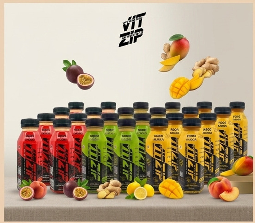 VITZIP All Flavour Combo Fresh Taste. Smart Hydration(24 x 250 ml)