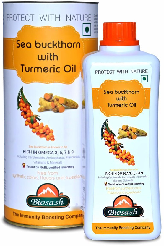 BIOSASH Sea Buckthorn with Turmeric Oil Juice (750ml)(750 ml)