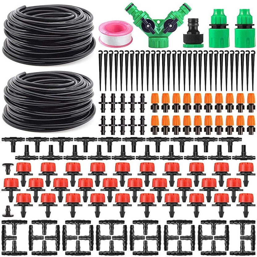 SUPVOX Drip Irrigation Kit for 30 Plants 30m Home Garden System Drip Irrigation Kit