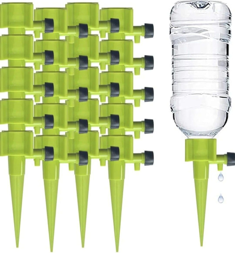 ForamWashing Plastic Drip Irrigation Spike Self Watering System for Home Garden Plants Drip Irrigation Kit