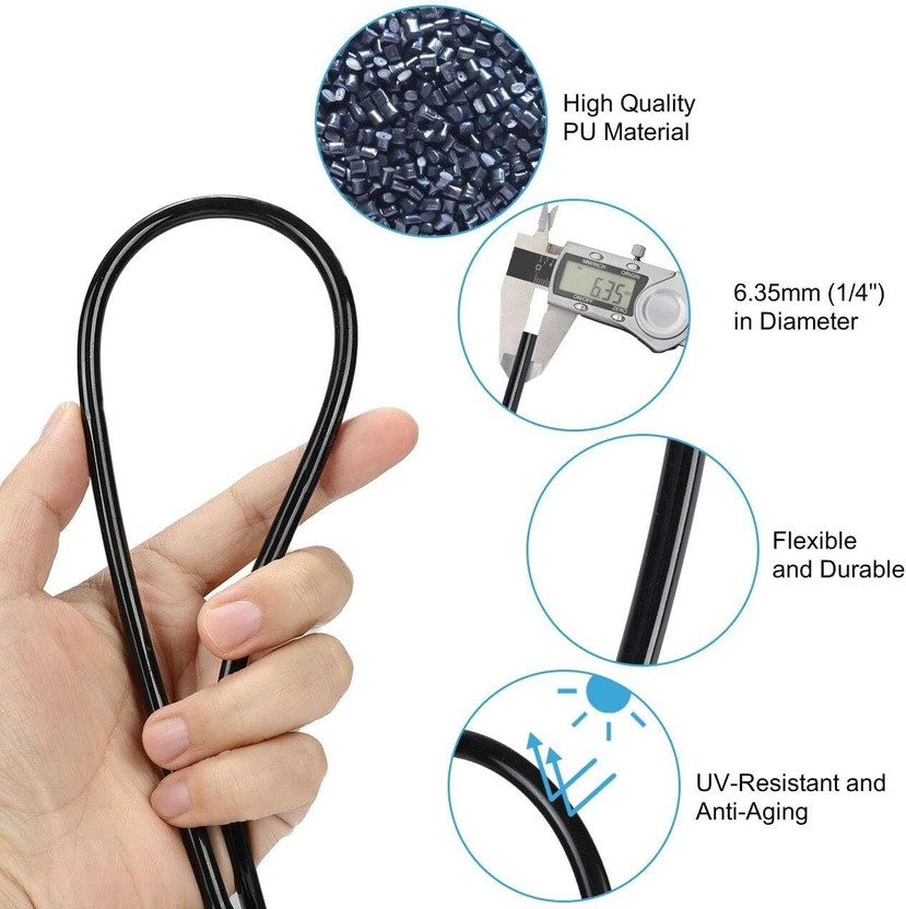 HUEX Misting Cooling System for Garden Mist System Drip Irrigation Kits 5 MTR Drip Irrigation Kit