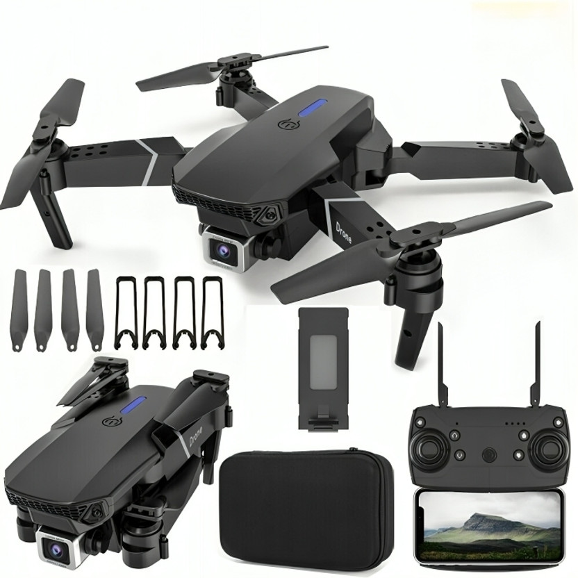 Dhruvyatik E88 Pro Smart Mini Drone with HD Camera & One Key Landing Drone