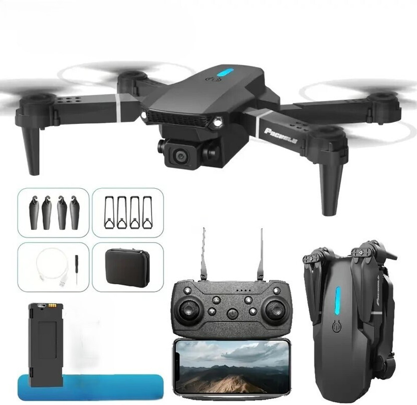 ENTINOSTIK E88 Drone with ULTRA HD Camera WiFi FPV 1080P HD Dual Foldable RC Drone Drone