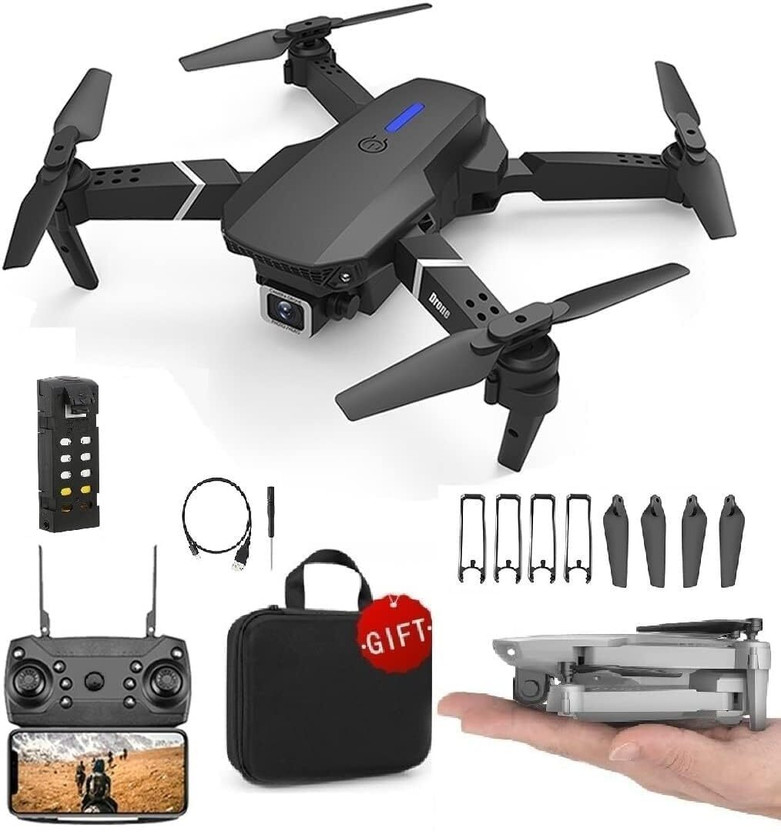 harshiv Drone with camera E88 Drone with 4k Camera Foldable Drone
