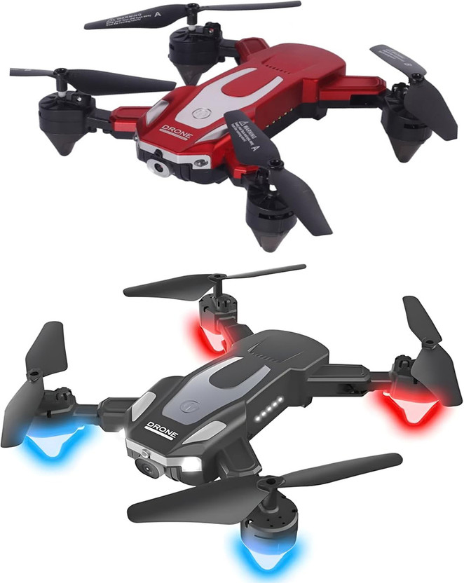 PTCMart Drone J2 Remote Control 1080 HQ Camera with Selfie360° Foldable and App Control Drone