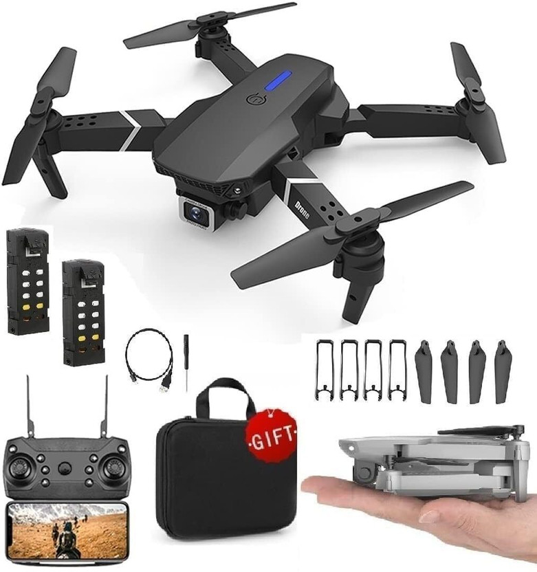 FunFly Brushless Toy Drone with 4K UHD Camera, 45-Minute Flight Time, Foldable Drone Drone