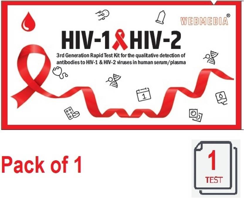 Media 3rd generation Test kit Detect HIV (Type1&2) in whole