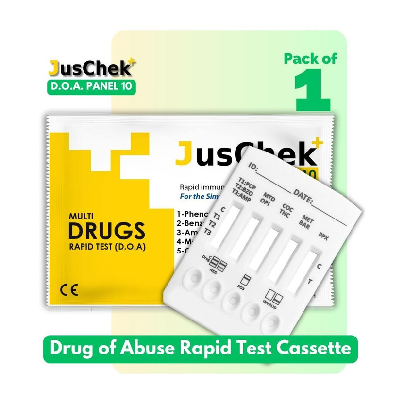 JusChek Multi DRUGS Rapid (D.O.A) Urine Drug Test