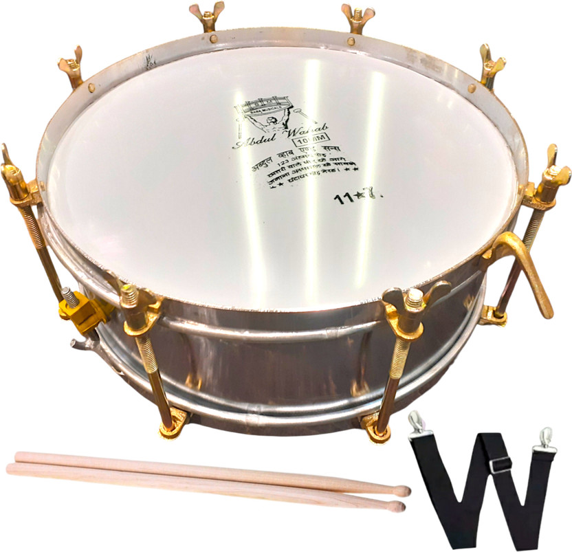 Mayur Musical Premium 12-Inch Side Drum - Military & School Parade Percussion Acoustic 1 Drum Kit Set(Kids, Professional, Student)