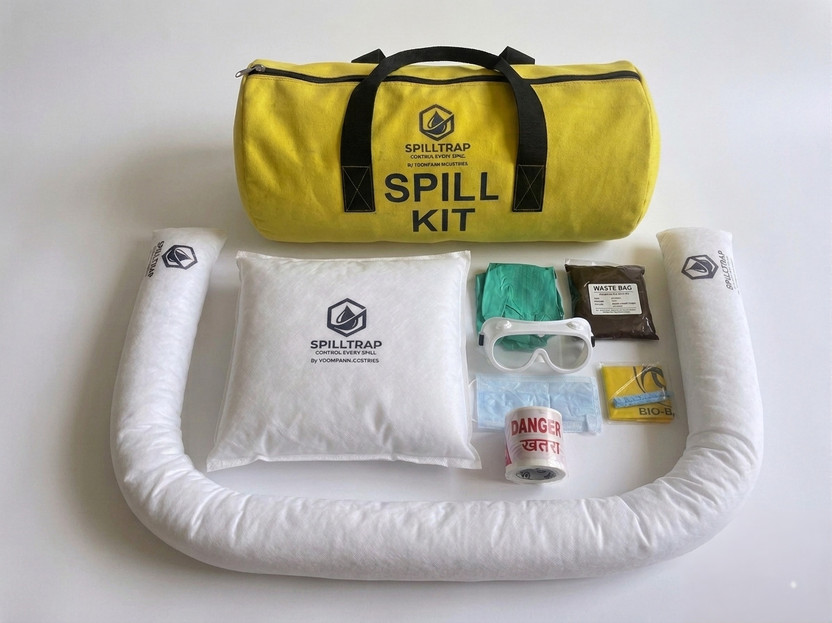 spilltrap Dry Chemical Refill Kit(SPILLTRAP Oil-Only (Hydrophobic) Absorbent Spill Kit 10LTR)