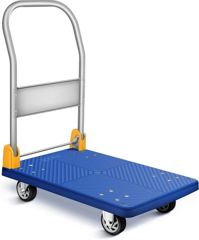 GOBBLER Foldable Platform Trolley Cart 200kg Capacity for Lifting Heavy Weight Platform Trolley