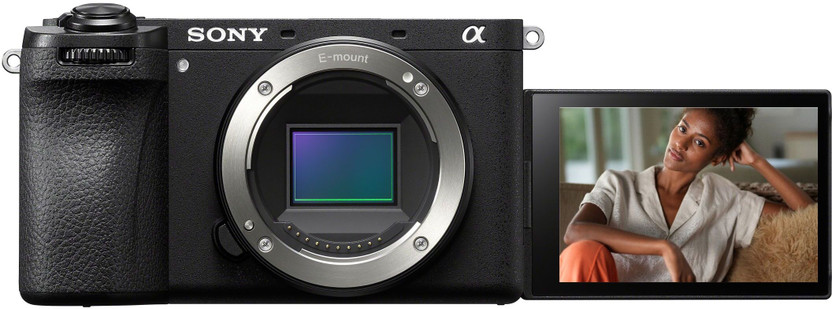 SONY ILCE-6700 Mirrorless Camera Body Only Made for Creators | 26.0 MP | Artificial Intelligence based Autofocus | 4K 60p Recording(Black)