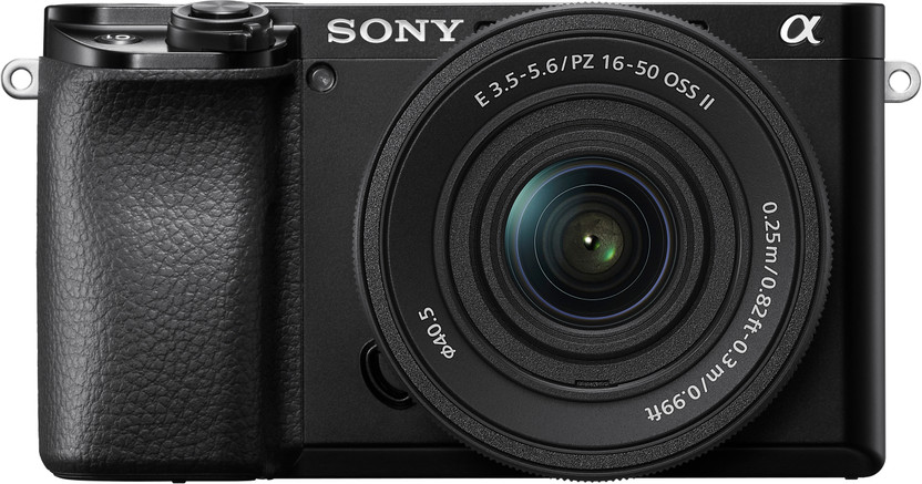 SONY ILCE-6100K Mirrorless Camera Body with SELP16502 Power Zoom(Black)