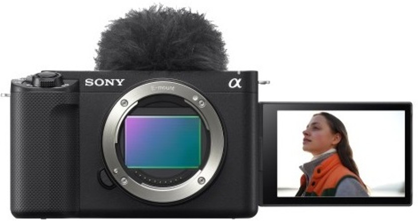 SONY ZV-E1 Mirrorless Camera Full-Frame Interchangeable Vlog BodyOnly Made for Creators | Artificial Intelligence Based Autofocus(Black)