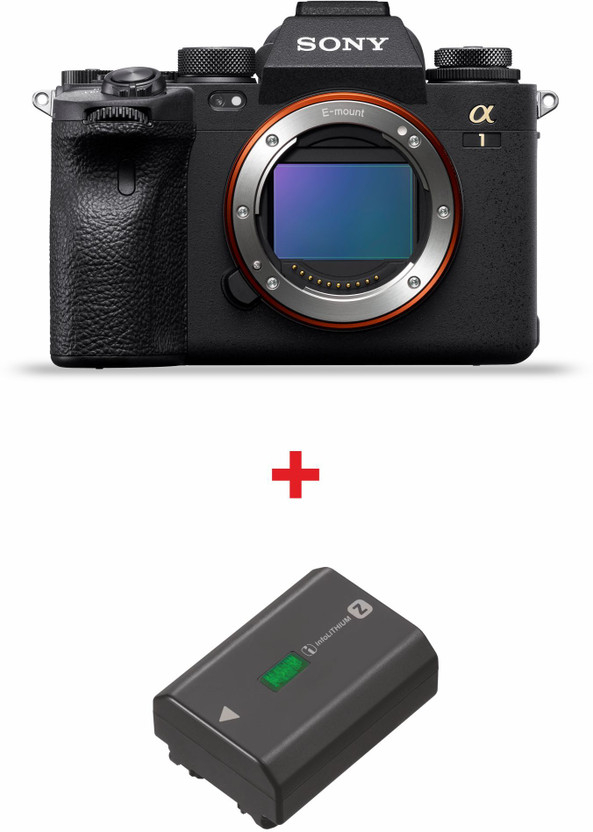 SONY Alpha 1 Mirrorless Camera Body Only | 30 FPS | 50.1 MP | 8K 30P, 4K 120P + Rechargeable Battery (NP-FZ100)� Black(Black)