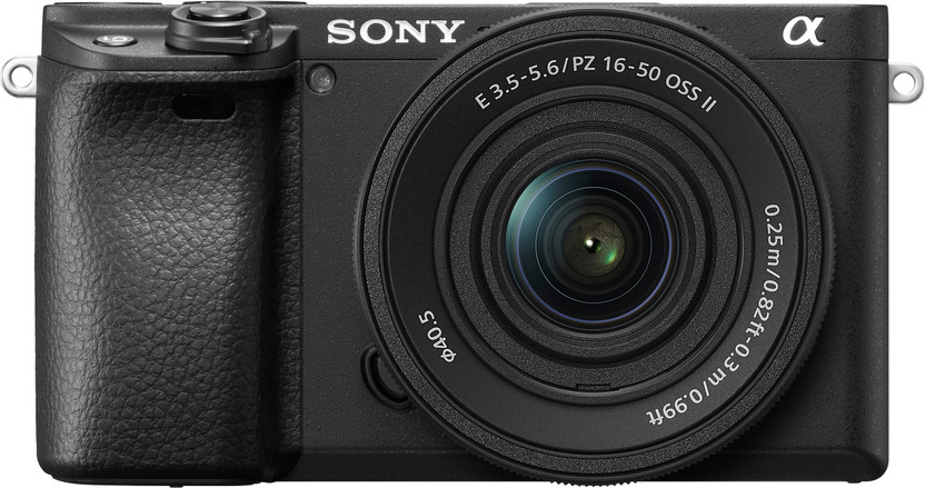 SONY ILCE-6400K Mirrorless Camera Body with SELP16502 Power Zoom(Black)
